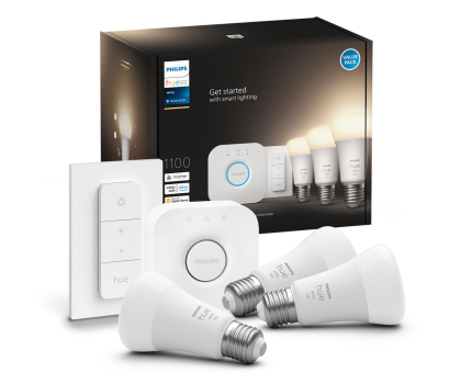 Inteligentne oświetlenie Philips Hue White Zestaw startowy 3xE27 1100lm 8719514289130